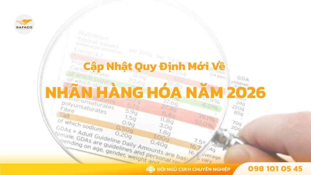 Cập Nhật Quy Định Mới Về Nhãn Hàng Hóa Năm 2026: Tránh bị phạt nặng khi lưu thông