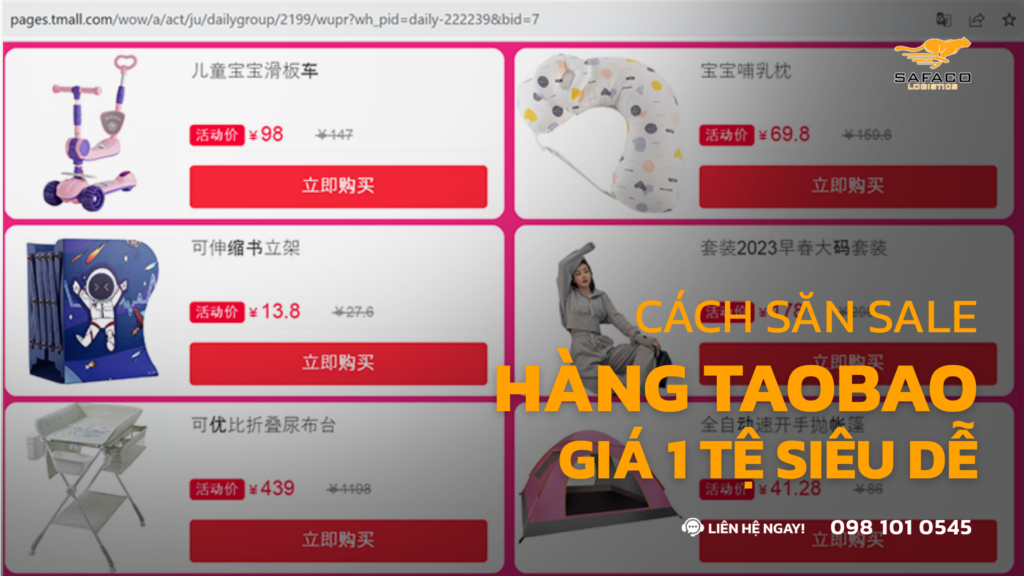 Cách săn sale và nhập hàng Taobao tận xưởng với giá 1 tệ siêu dễ