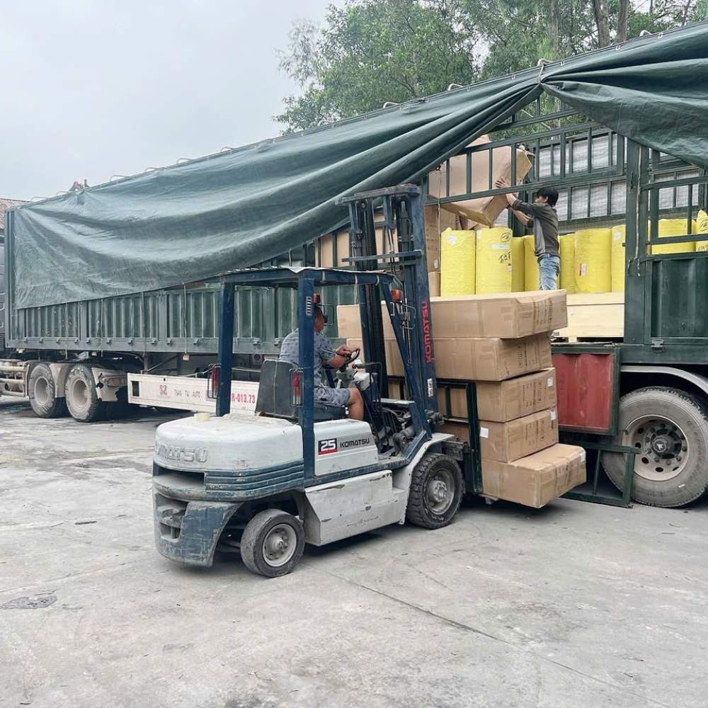 Xe container vận chuyển đường bộ