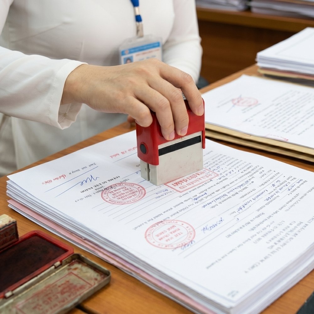 đóng dấu